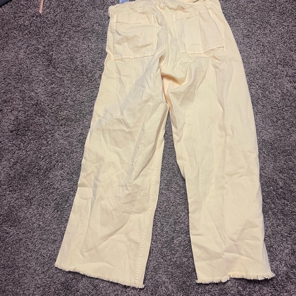 Billabong high rise free fall pant in pale yellow - Picture 3 of 5